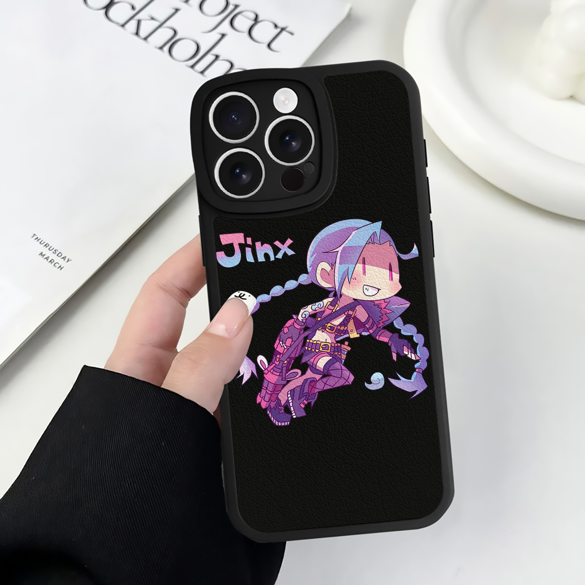 リーグ・オブ・レジェンド League of Legends LOL 【iPhone 16シリーズ対応】シリコンスマホケース（レザー調） 材質：シリコン